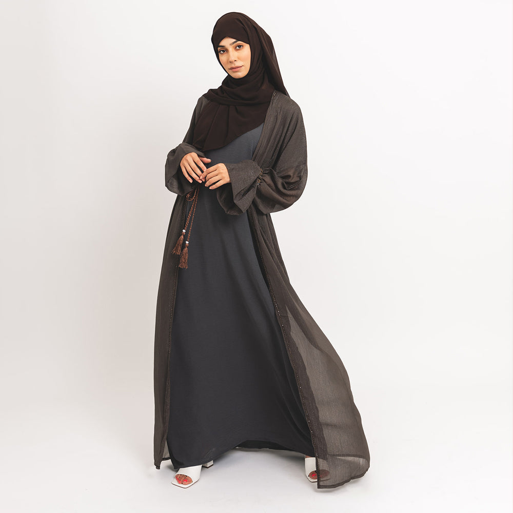 Abaya delle Mille e una notte con camicia da notte 