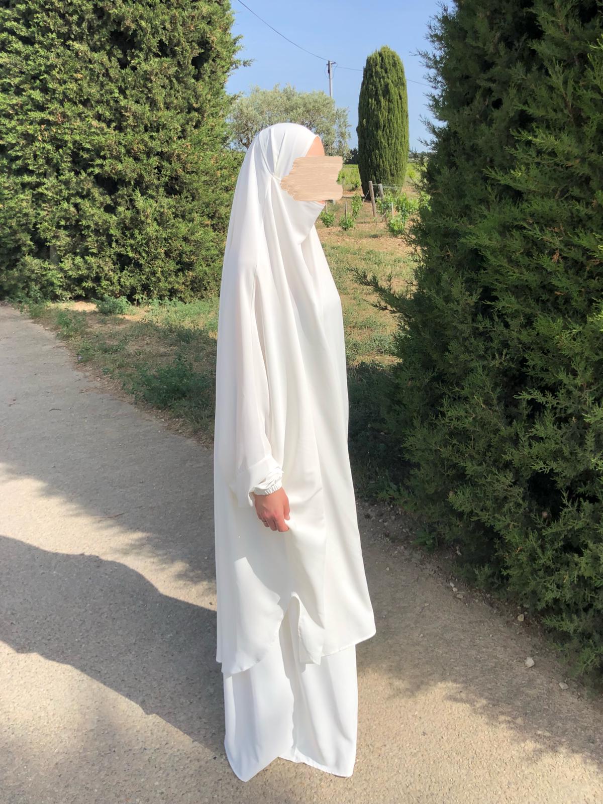 Gonna in seta Medina Jilbeb 2 pezzi (qualità premium)